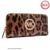 michael kors leopard continental groot bruin portefeuilles Groothandel 8m0oj382